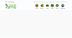 Desktop Screenshot of lowefarms.com.au